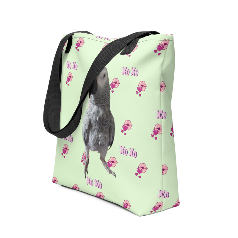 African grey Tote bag